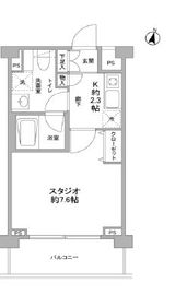 サンピエス桜新町 203 間取り図