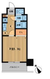 プライムアーバン門前仲町 909 間取り図