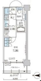 パークアクシス菊川ステーションゲート 305 間取り図