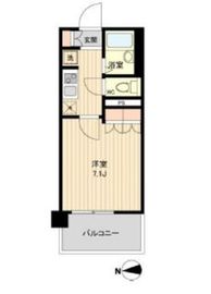 ラクアスレジデンス東新宿 905 間取り図