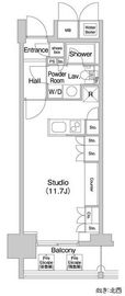 コンフォリア北参道 706 間取り図