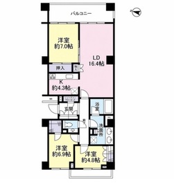 センチュリーフォレスト 2階 間取り図