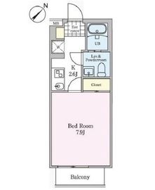 マザーズ月島 302 間取り図