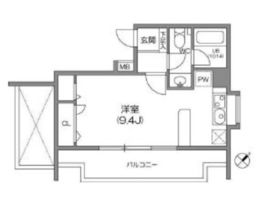 ルクレ森下レジデンス 1201 間取り図
