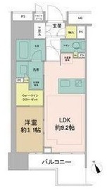 ドレッセ武蔵小山プレヴィ 9階 間取り図