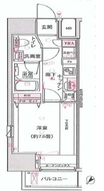 デュアレス愛宕虎ノ門 8階 間取り図