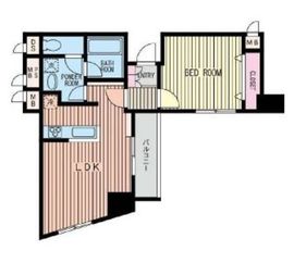 カテリーナ代々木プレイス 4階 間取り図