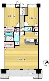 クレストフォルム田町ベイサイドコート 9階 間取り図