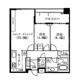 ヴェーゼント芝の杜ヒルトップハウス 2階 間取り図