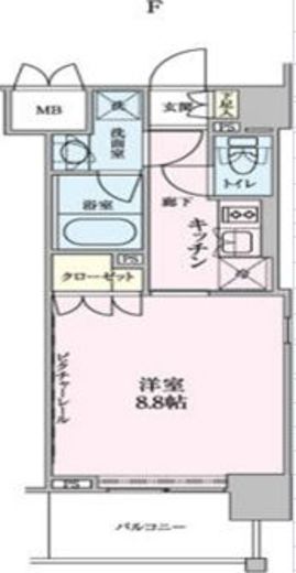 ザ・レジデンス赤坂檜町 416 間取り図