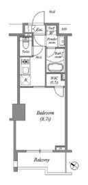 ザ・レジデンス赤坂檜町 509 間取り図