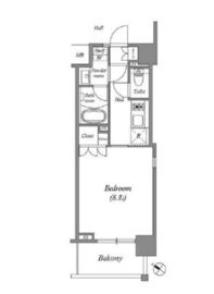 ザ・レジデンス赤坂檜町 516 間取り図