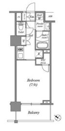 ザ・レジデンス赤坂檜町 609 間取り図