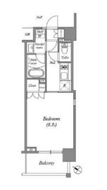 ザ・レジデンス赤坂檜町 614 間取り図