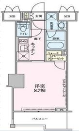 ザ・レジデンス赤坂檜町 707 間取り図