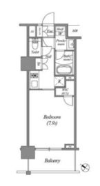 ザ・レジデンス赤坂檜町 709 間取り図