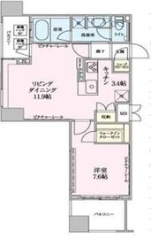 ザ・レジデンス赤坂檜町 1204 間取り図