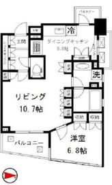 ピアース神楽坂 11階 間取り図