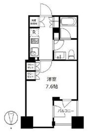 クオリア神南フラッツ 9階 間取り図