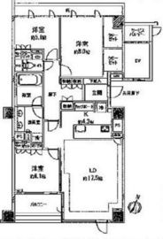 ブリリア高輪ザコート 3階 間取り図