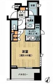 東京日本橋シティタワー 2階 間取り図