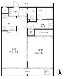 レジディア笹塚 604 間取り図