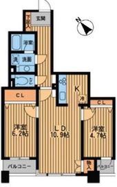 プライムアーバン新川 802 間取り図