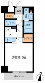 レジデンス両国駅前 605 間取り図