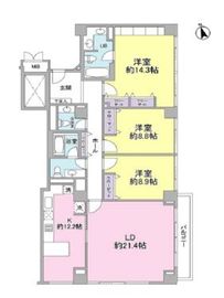 麻布マナー 402 間取り図