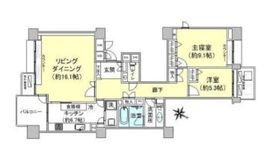 広尾ガーデンヒルズ 8階 間取り図