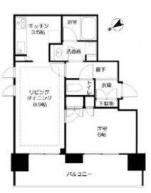 新宿グランドプラザ 4階 間取り図