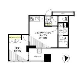 シティタワー新宿新都心 4階 間取り図