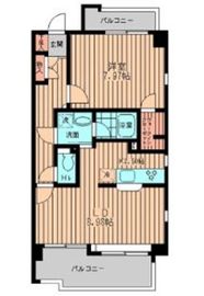 プラタナス目黒 101 間取り図