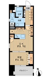 ニューシティアパートメンツ芝公園 301 間取り図