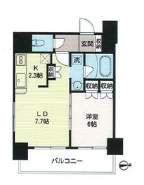 エコロジー大井町レジデンス 404 間取り図