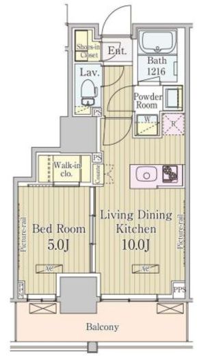 パークアクシス御茶ノ水 203 間取り図