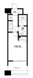 レジディア島津山 1108 間取り図