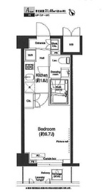 アーデン門前仲町 302 間取り図