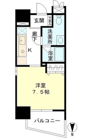 マイプレジール広尾 205 間取り図