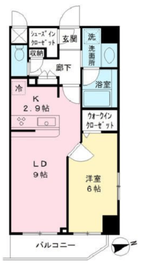 MODIER YOYOGI (モディア代々木) 501 間取り図