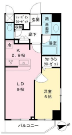 MODIER YOYOGI (モディア代々木) 501 間取り図