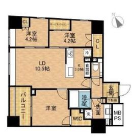 ブランズ明石町 2階 間取り図