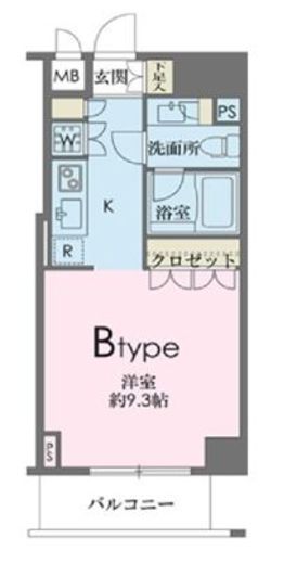 東新宿レジデンシャルタワー 602 間取り図