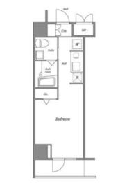 ルクレ西新宿 203 間取り図