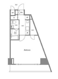 ルクレ西新宿 1103 間取り図