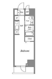 ルクレ西新宿 204 間取り図