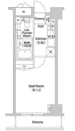 品川戸越パークホームズ 1302 間取り図