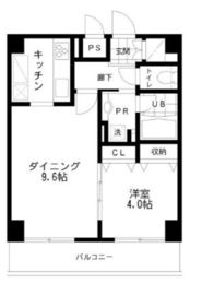 レジディア文京本郷2 903 間取り図