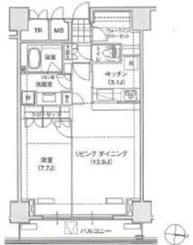 ブリリアイスト東雲キャナルコート 926 間取り図