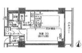 シティコート目黒 4-1014 間取り図